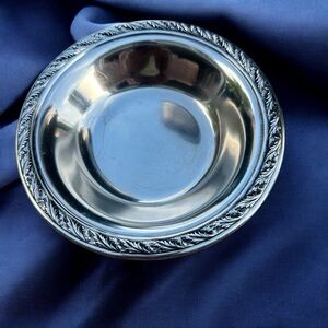 Elegant Silver Small Bowl Dining Serving Candy Dish